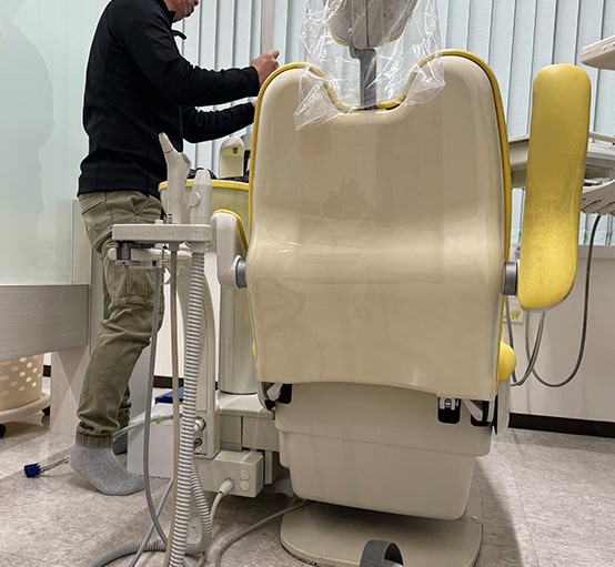 新しいユニットへの交換と古いユニットの処分廃棄先が異なる薬品や個人情報カルテ